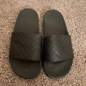 Gucci black slippers